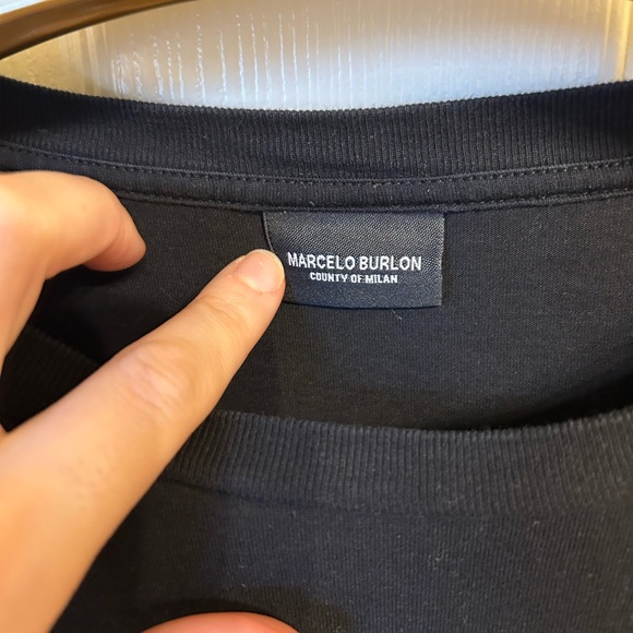 Marcelo Burlon County of Milan Graphic Tee Size Large - Picture 3 of 5